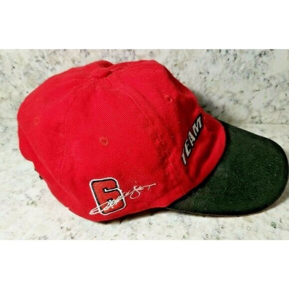 Team Penske #3 Helio #6 Sam Hornish Jr. 2004 Red Embroidered Baseball Hat ADJUST - Picture 3 of 5